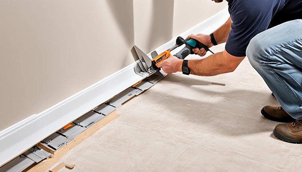 baseboard installation