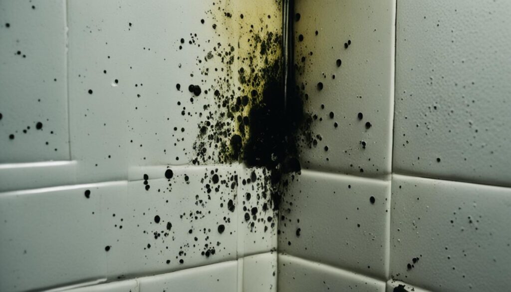 bathroom black mold image