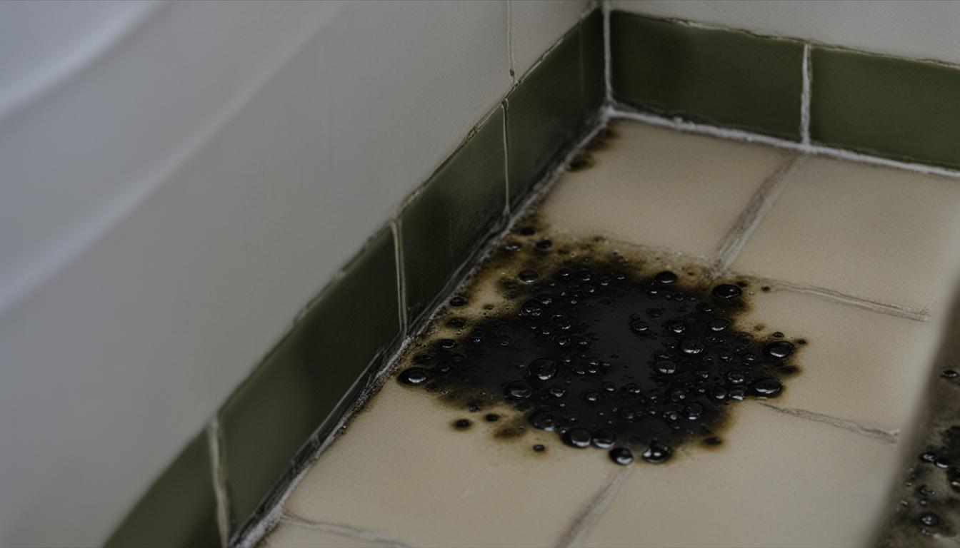 bathroom black mold