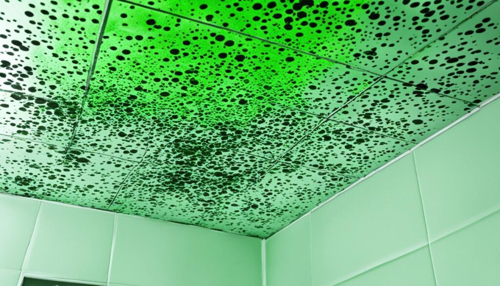 bathroom ceiling mold