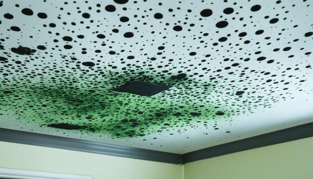 bathroom ceiling mold