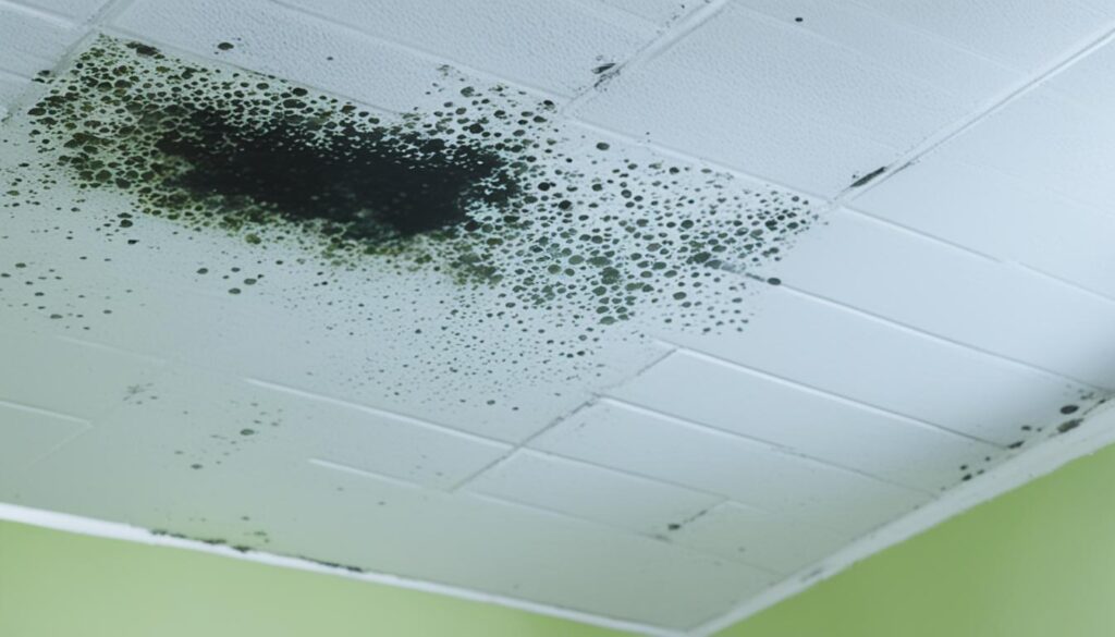 bathroom ceiling mold treatment