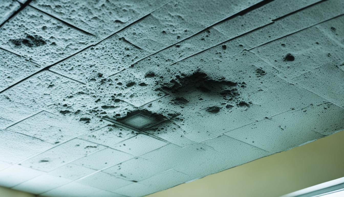 bathroom ceiling mold