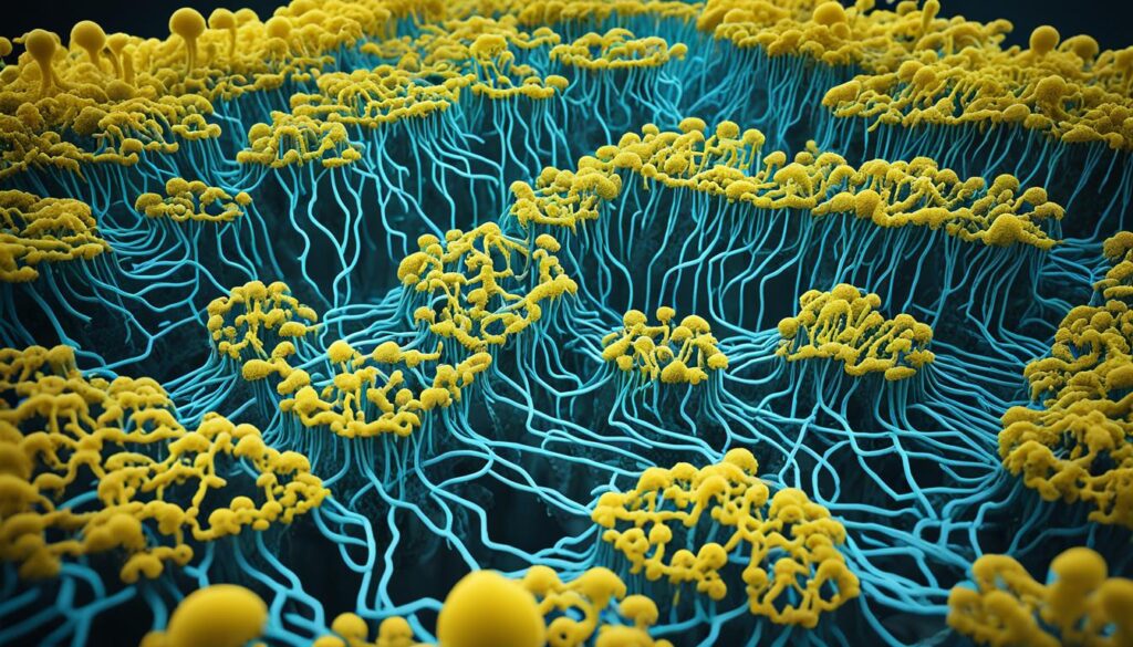 behavior of slime mold yellow