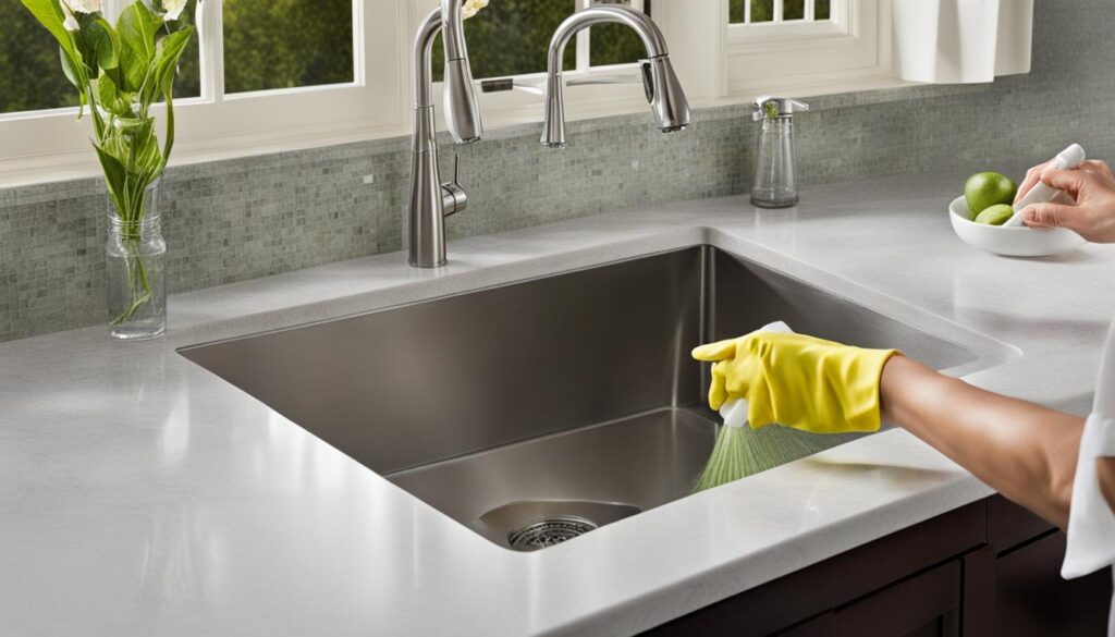 best mildew cleaning tips for undermount sink