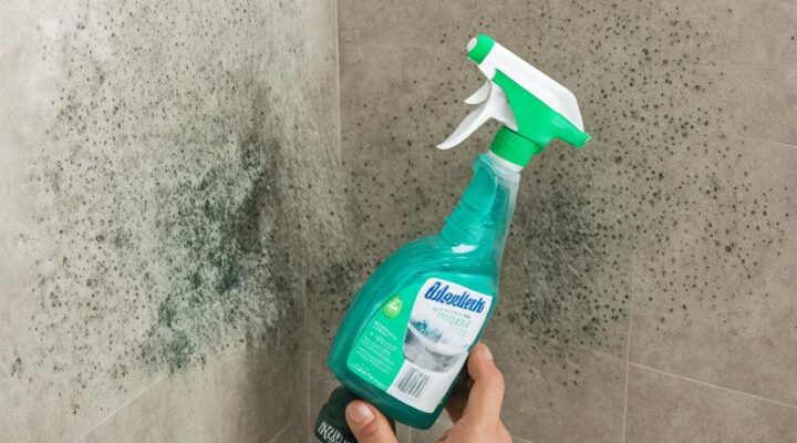 best way to clean mold in shower
