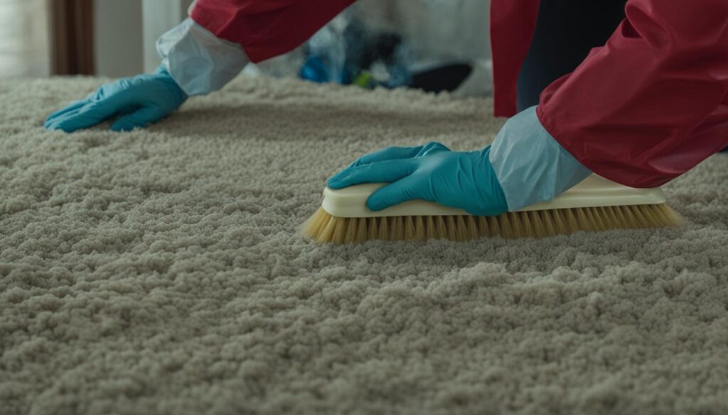 best way to remove mold from carpet