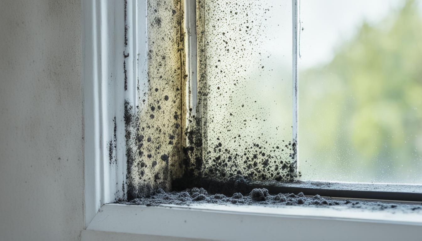 black mold around windows