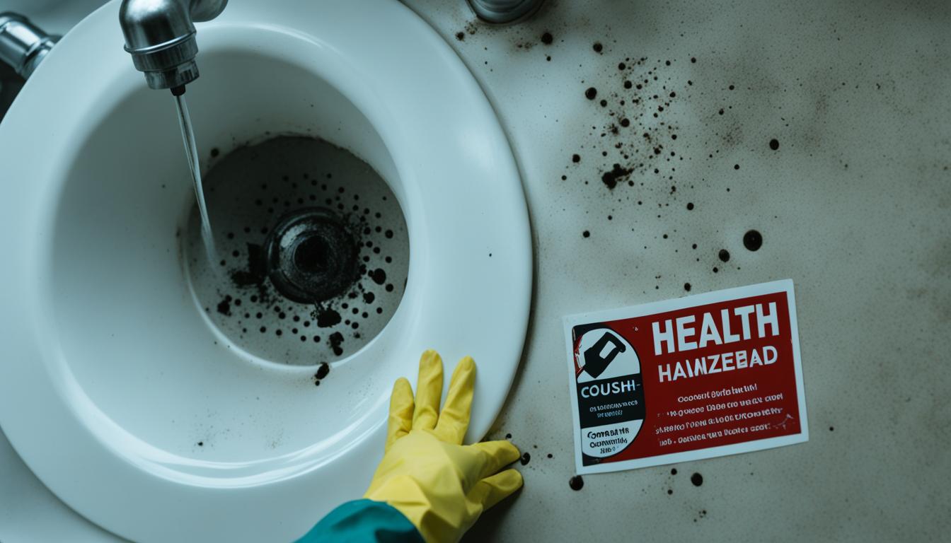 black mold in sink drain dangerous