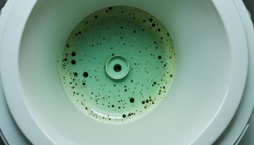 black mold in toilet tank