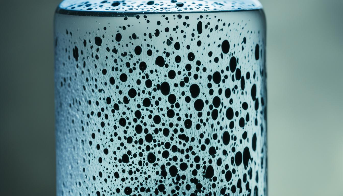 black mold in water bottle