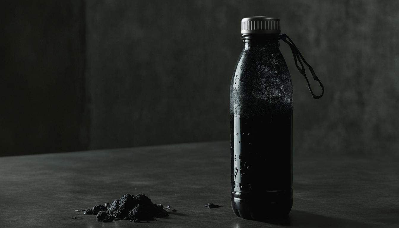 black mold in water bottle