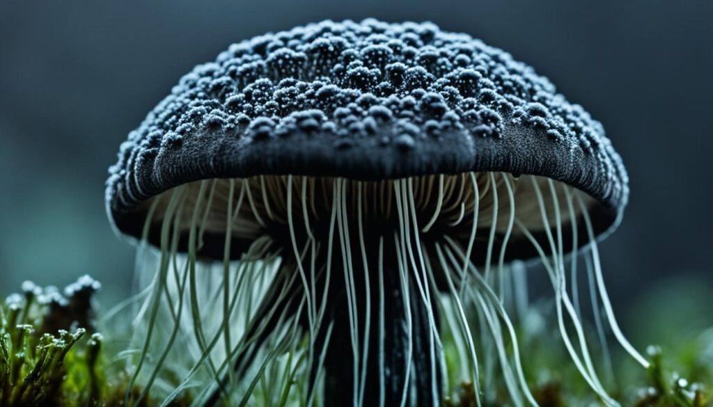 black mold mushroom image