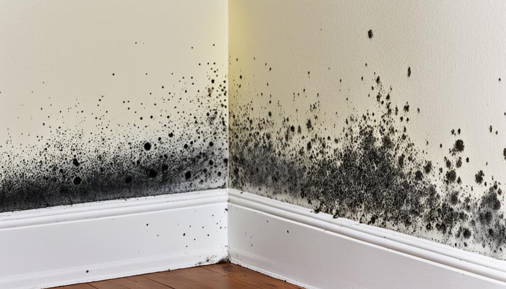 black mold odor