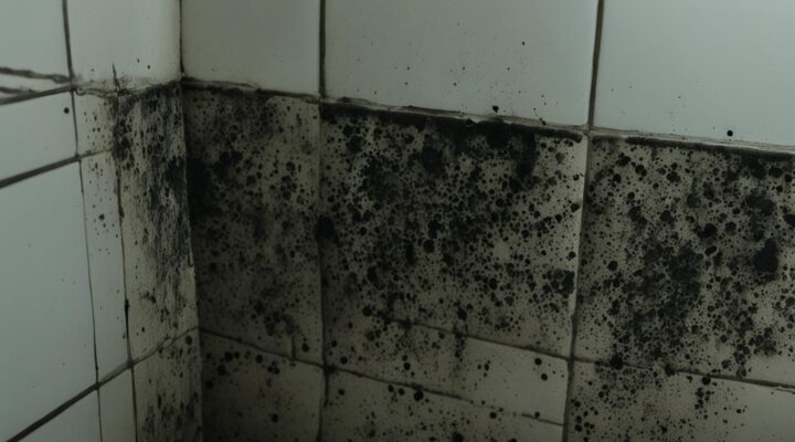 black mold on walls