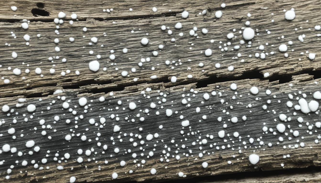 black mold on wood