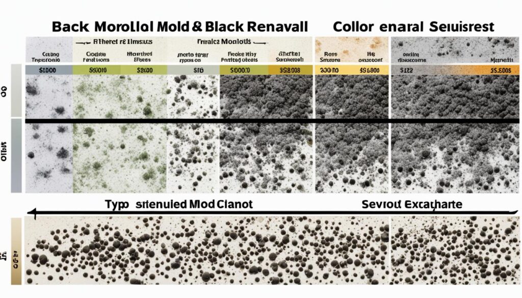 black mold removal cost