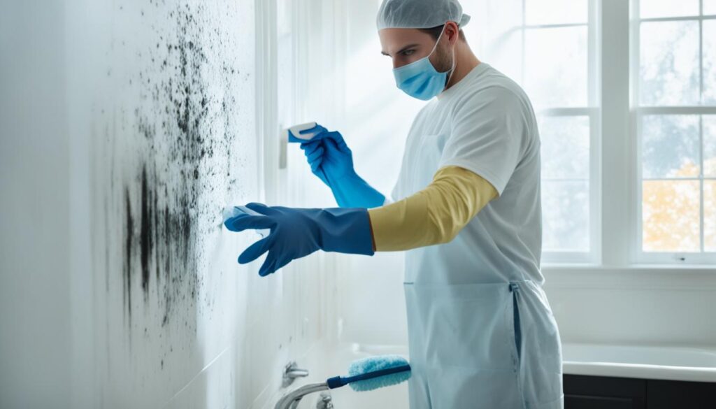 black mold removal methods in action
