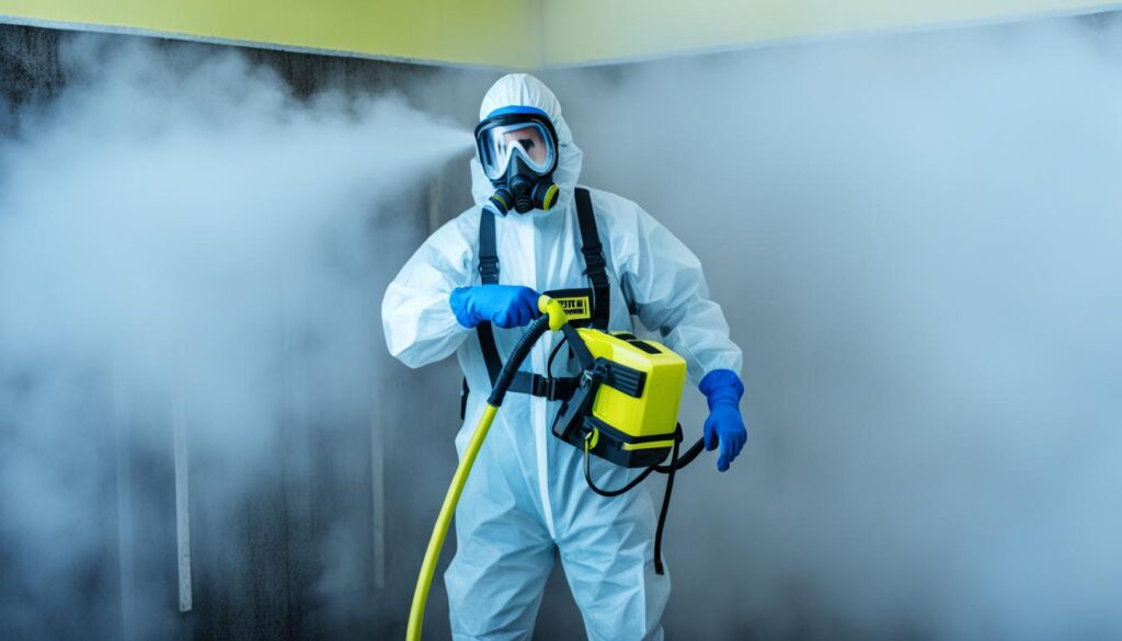 black mold removal process