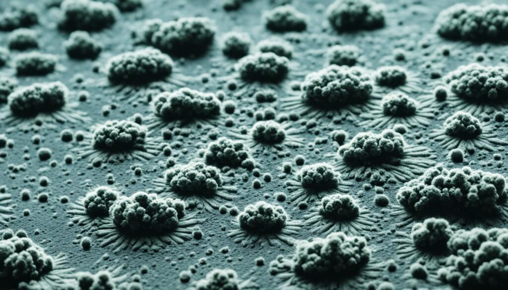 black mold spores