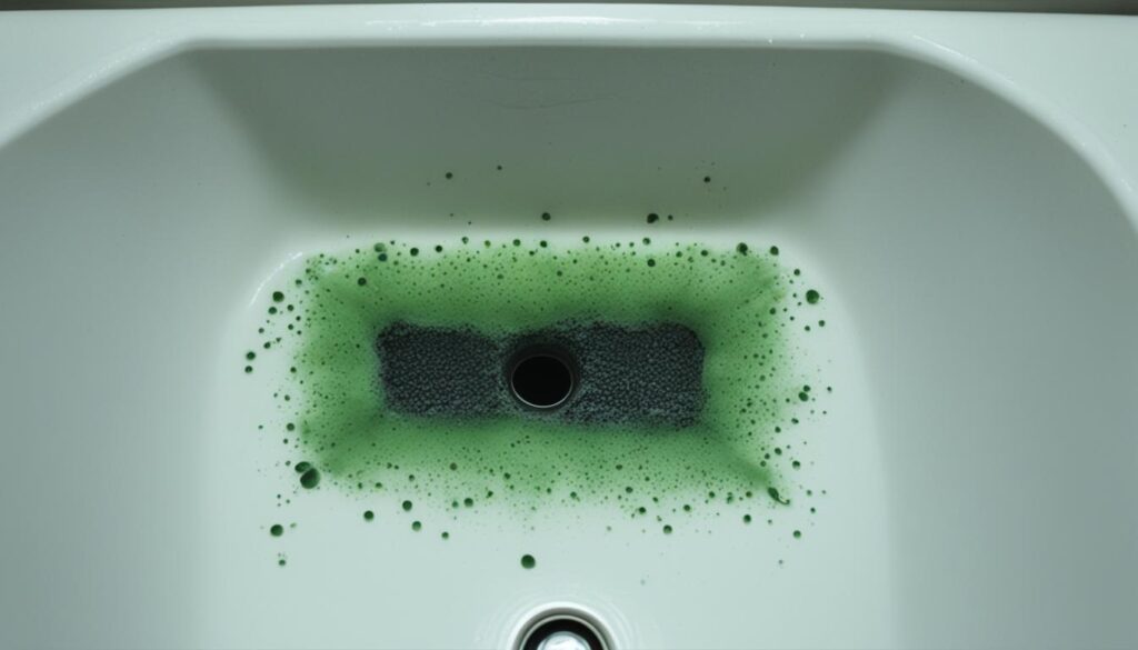 black mold under sink