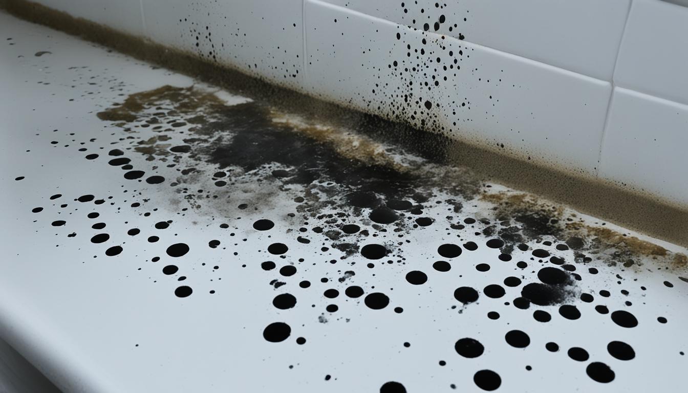 black mold under sink