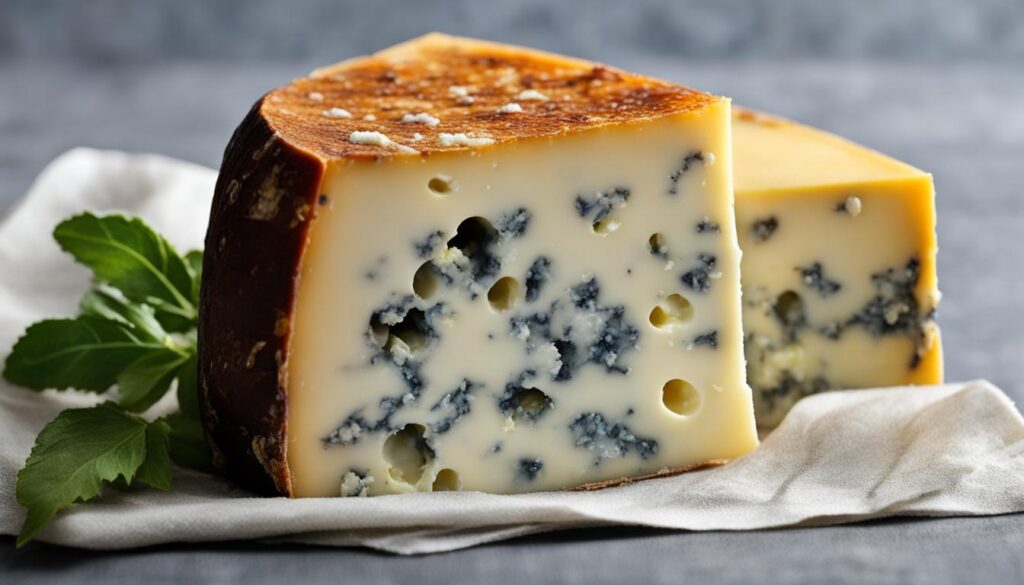 blue cheese aging process