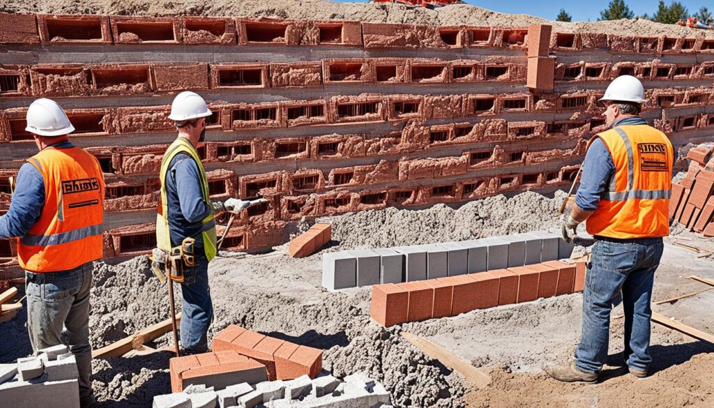 brick mold in construction