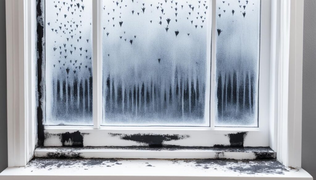 causes of black mold on windows