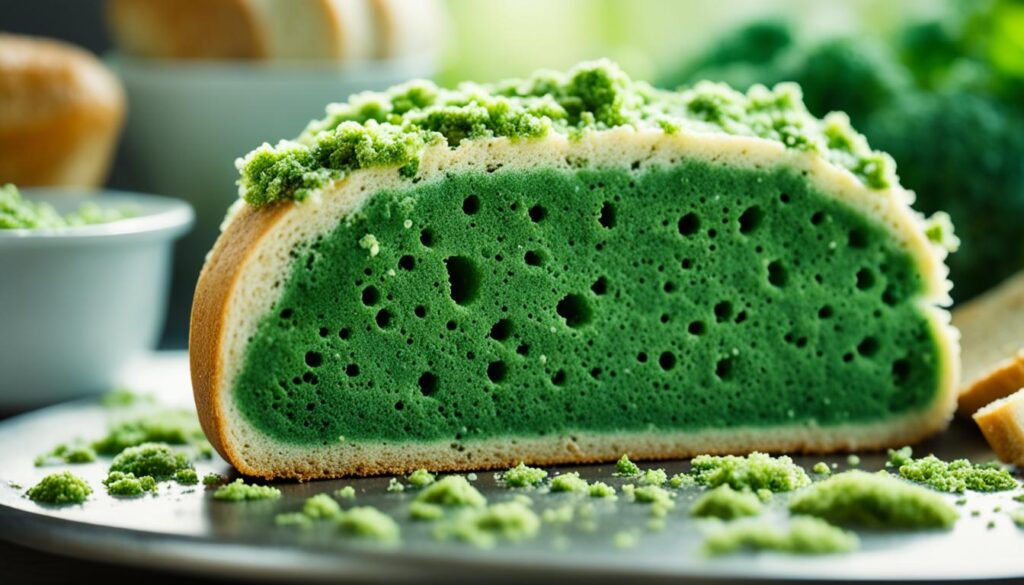 causes of green mold on bread