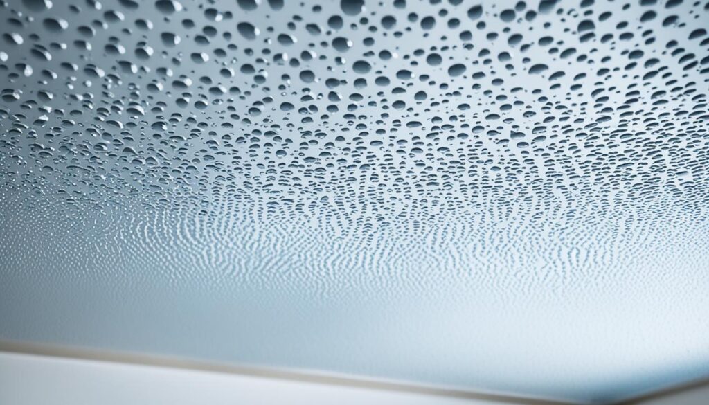 causes of mold on bathroom ceiling