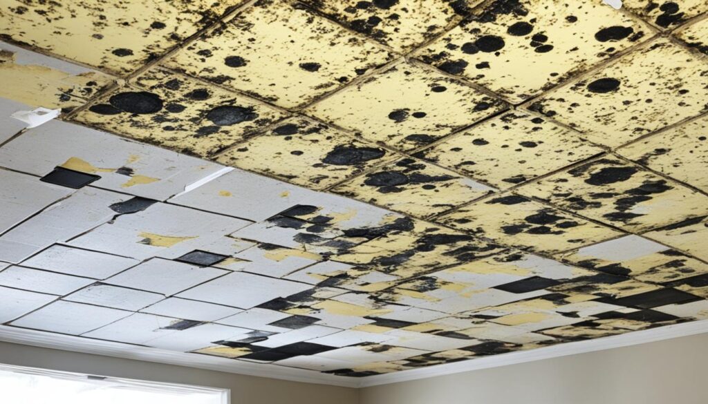 ceiling mold removal