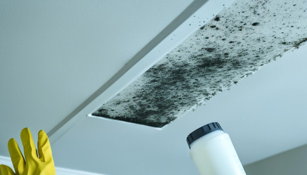 ceiling mold removal