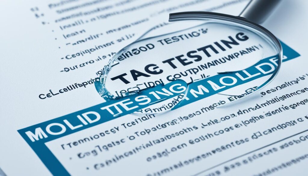 certified mold testing company