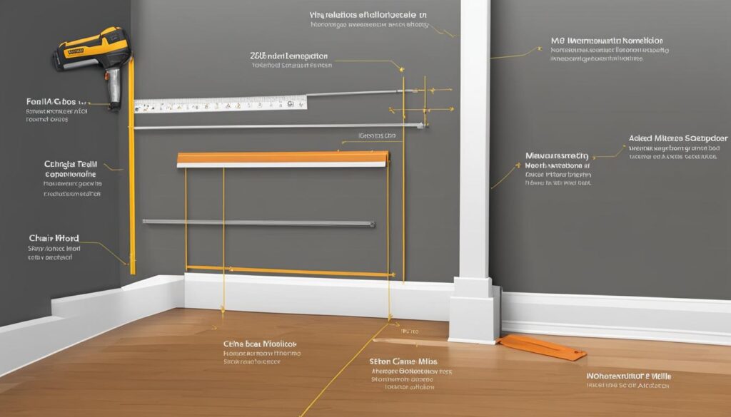 chair rail installation