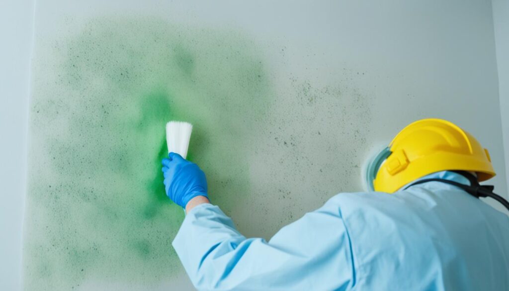 clean mold safely image