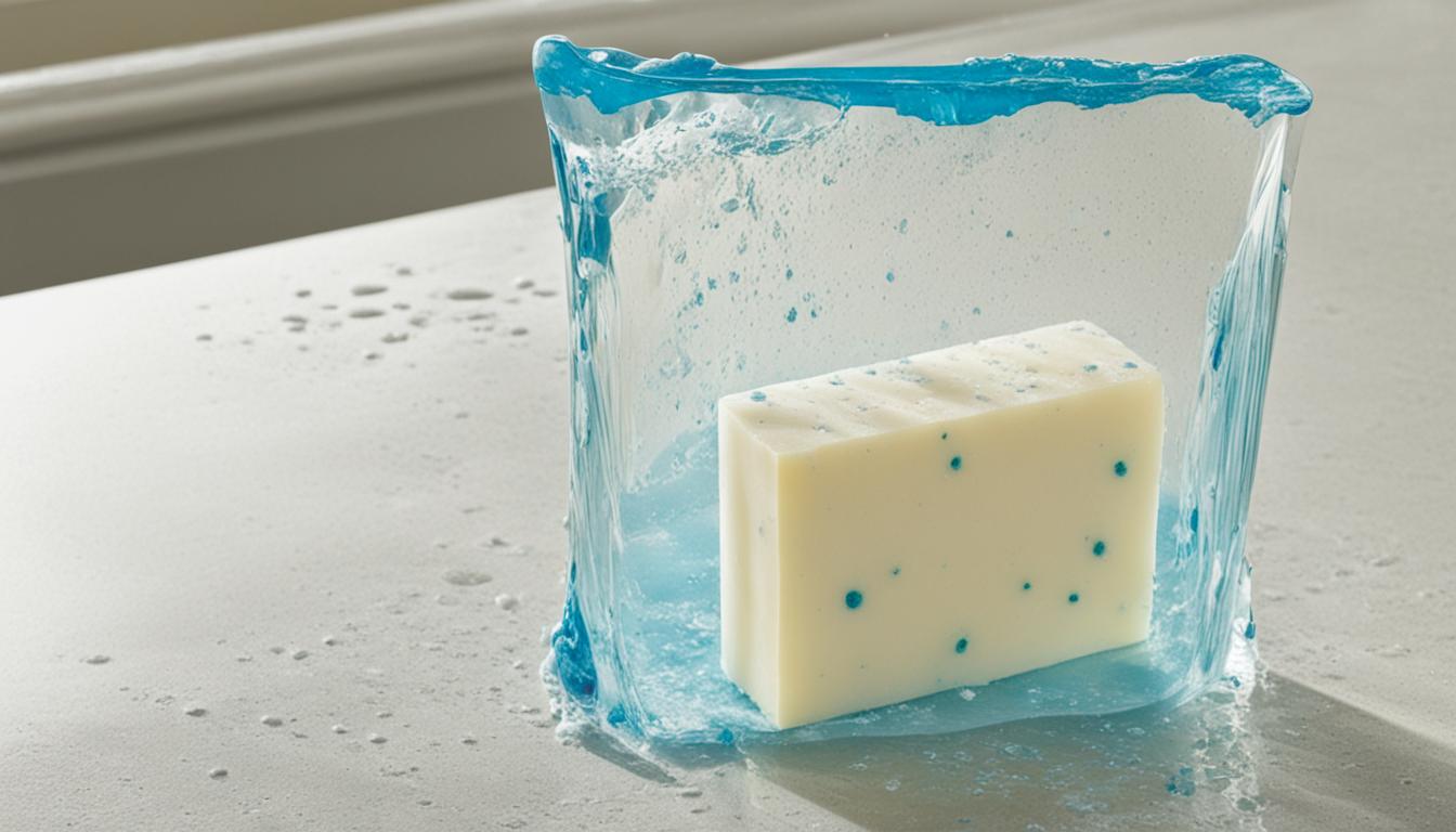 clean mold soap and water