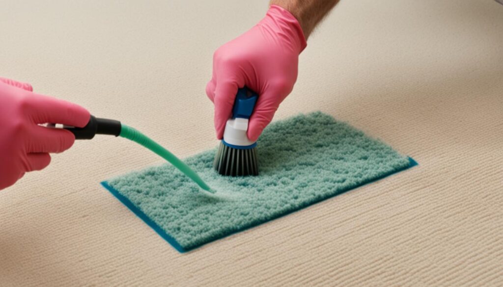 cleaning mold in carpet