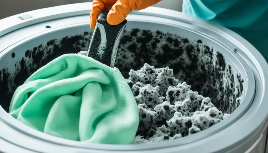 cleaning mold in washing machine