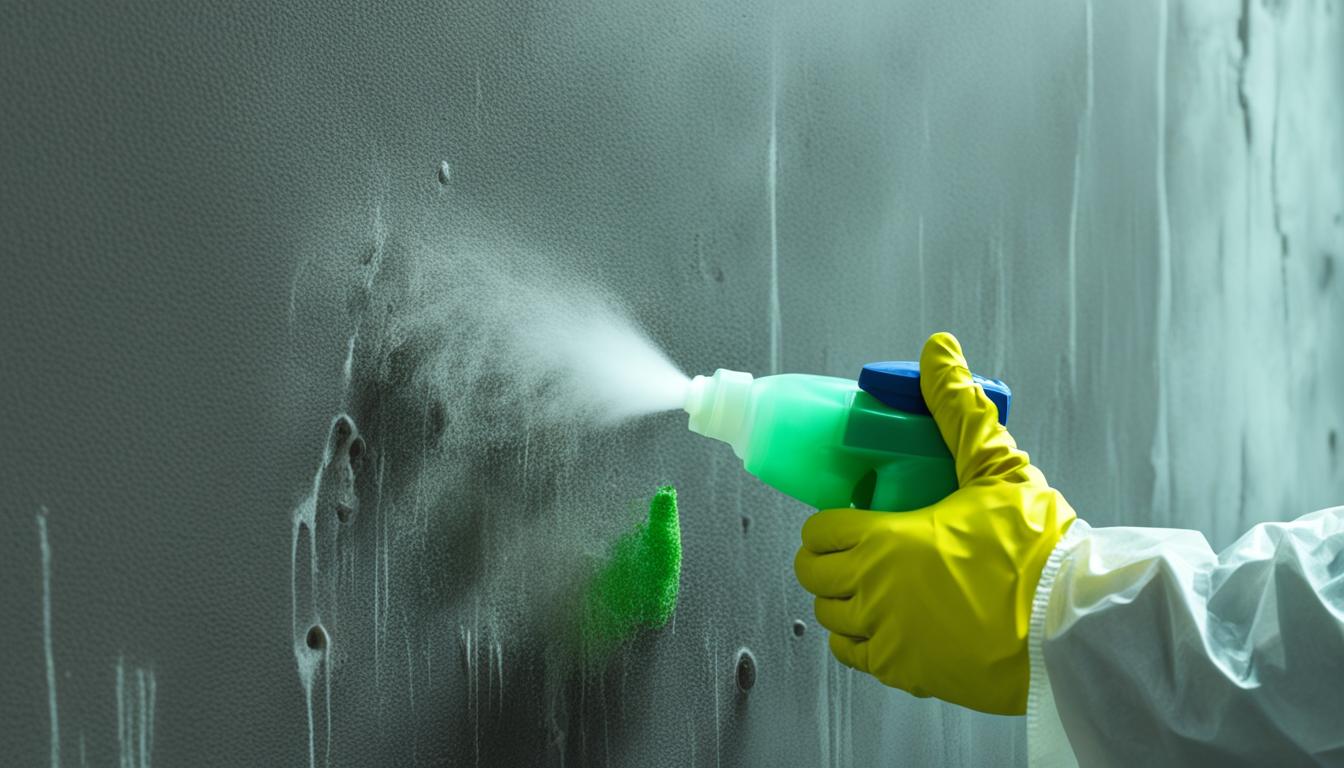 cleaning mold off walls