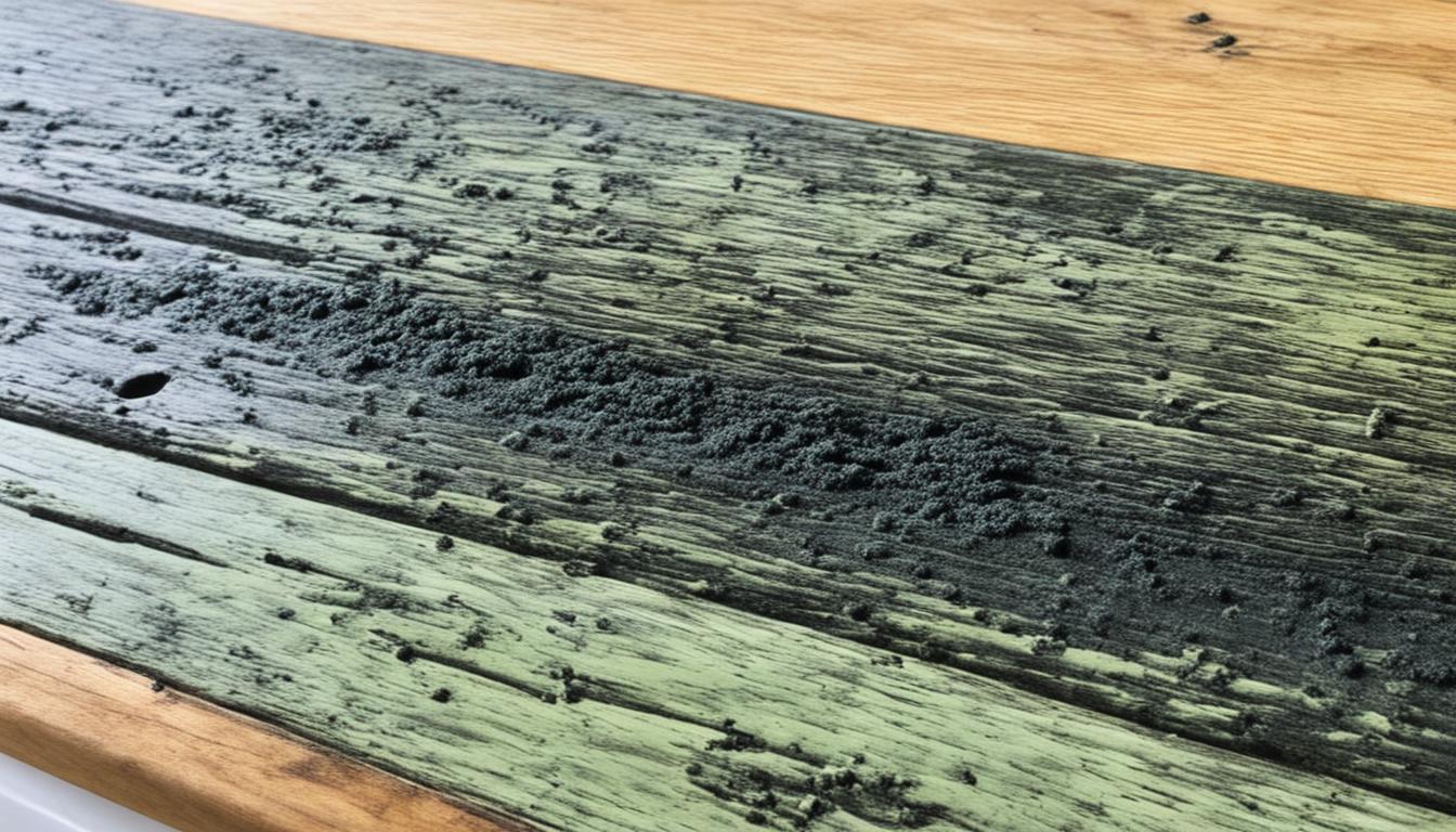 cleaning mold off wood