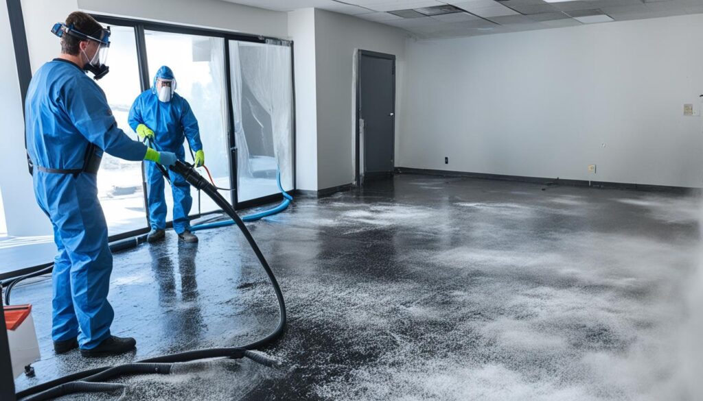 commercial mold cleanup