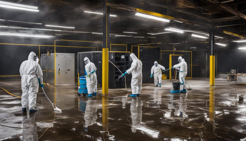 commercial space mold cleanup