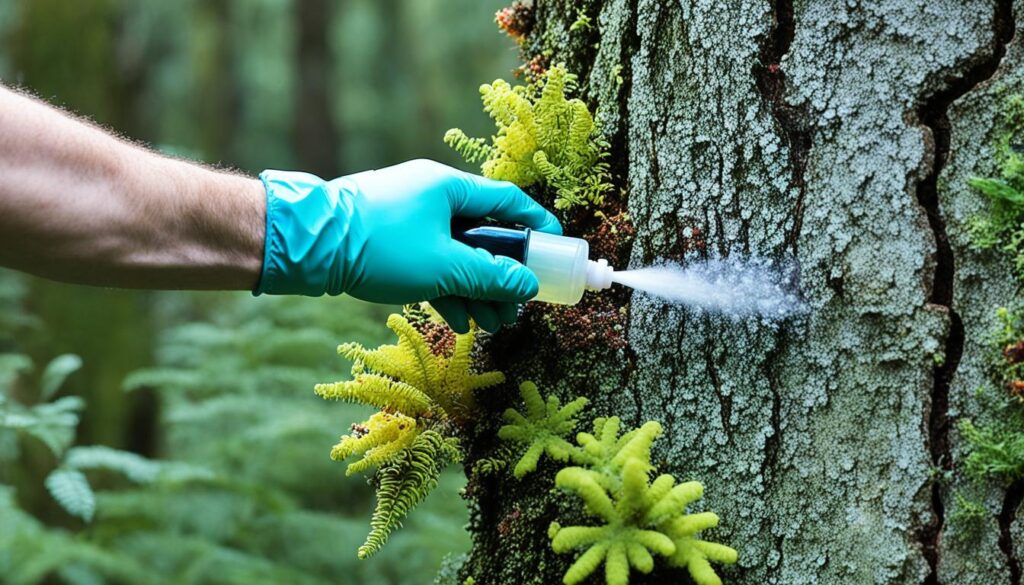 controlling dog vomit slime mold