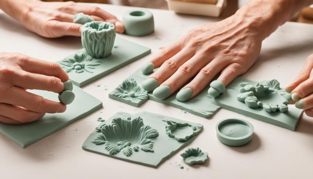 crafting projects with mold putty