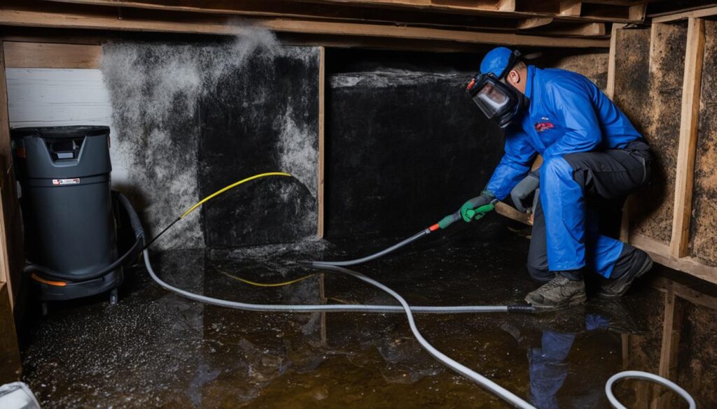 crawl space mold treatment and mitigation techniques