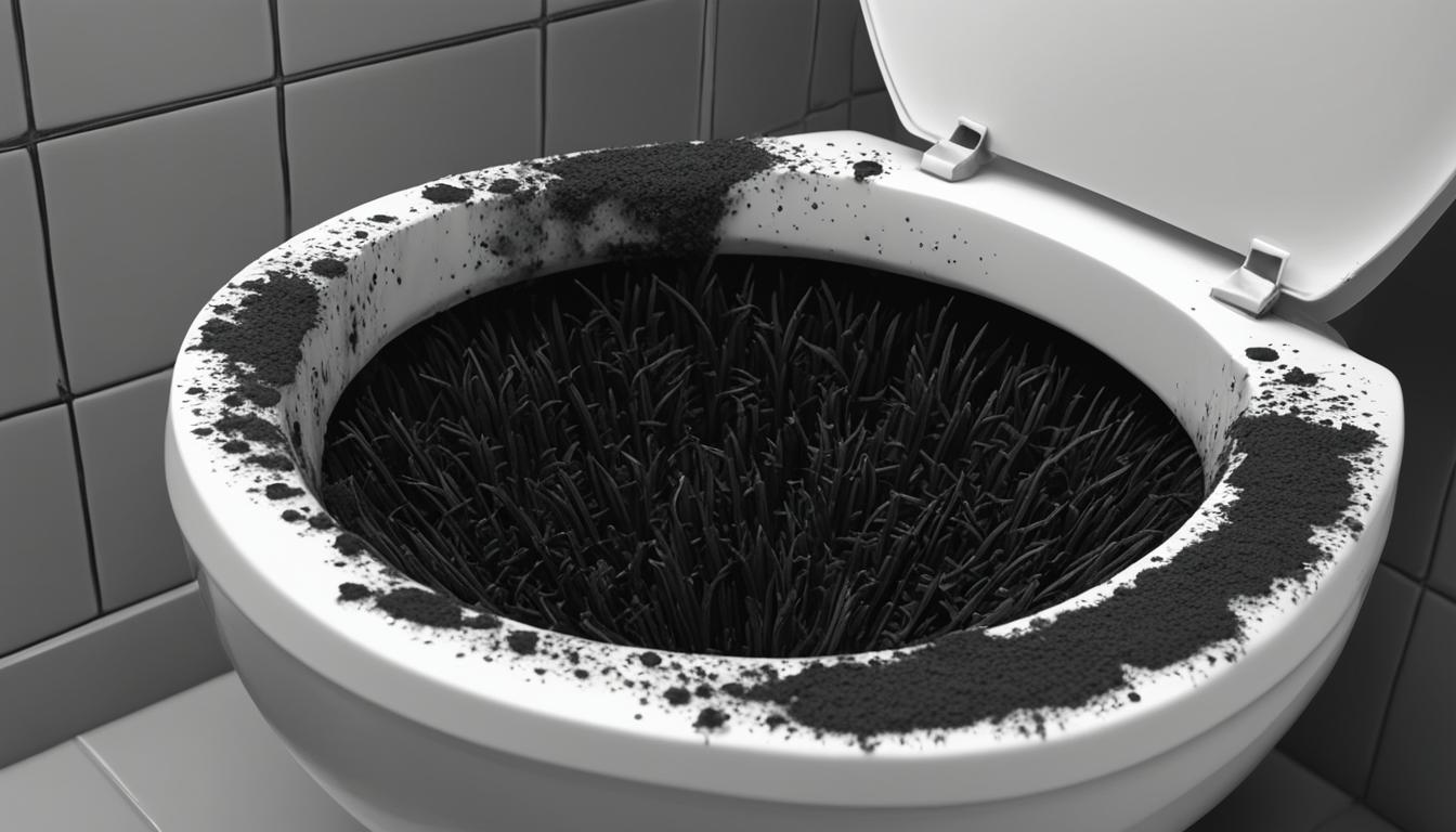 dangerous black mold in toilet