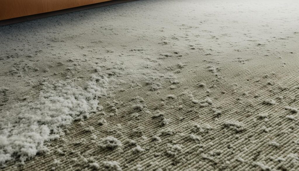 dangers of mold build-up in carpets