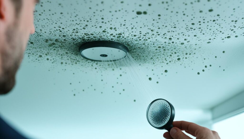 dangers of mold on bathroom ceiling