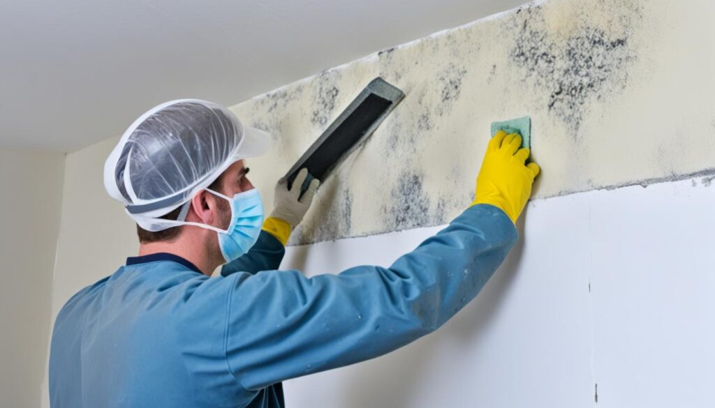 drywall mold damage repair